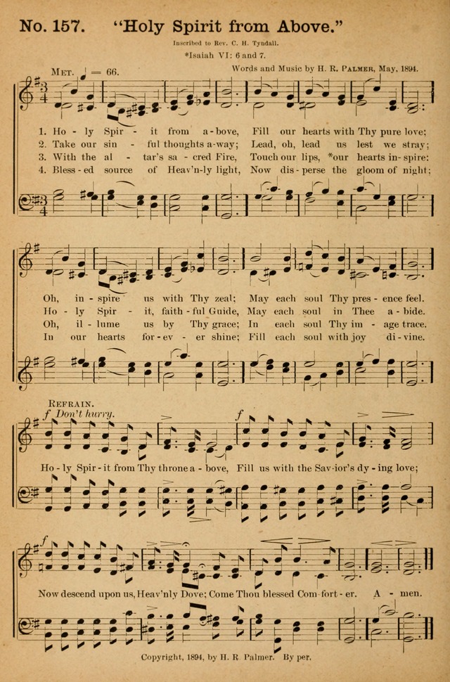 Honey Out of the Rock: a compilation of sacred songs and hymns for use in gospel meetings and other religious services page 165