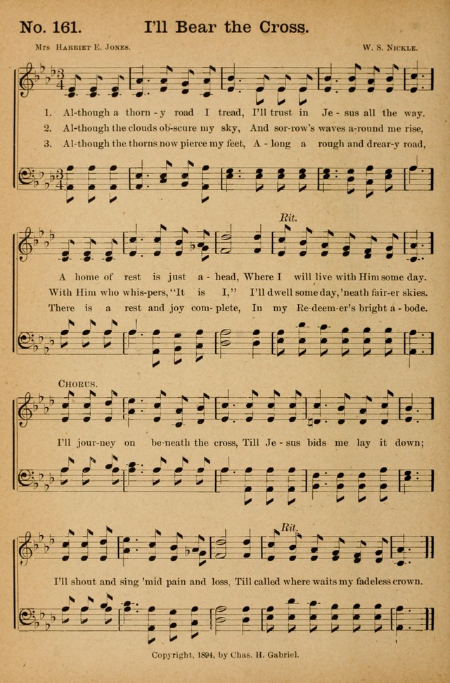 Honey Out of the Rock: a compilation of sacred songs and hymns for use in gospel meetings and other religious services page 169