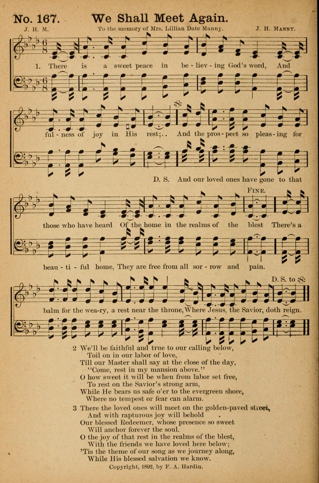 Honey Out of the Rock: a compilation of sacred songs and hymns for use in gospel meetings and other religious services page 175
