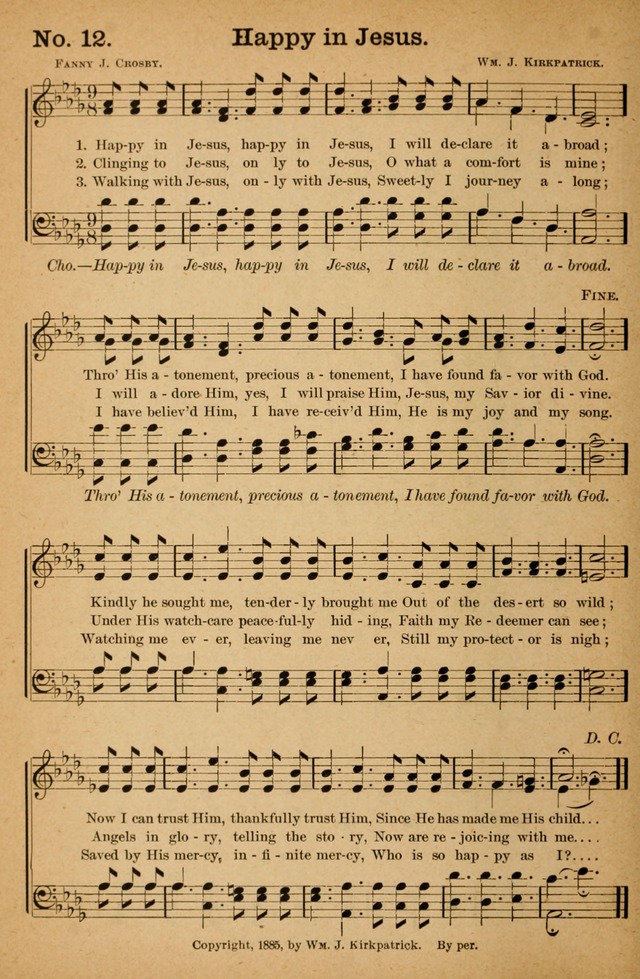 Honey Out of the Rock: a compilation of sacred songs and hymns for use in gospel meetings and other religious services page 19