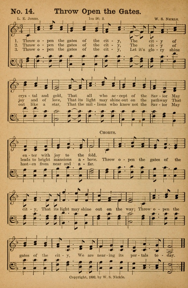 Honey Out of the Rock: a compilation of sacred songs and hymns for use in gospel meetings and other religious services page 21