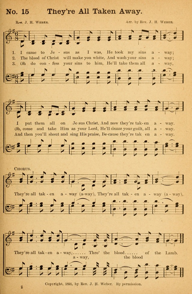Honey Out of the Rock: a compilation of sacred songs and hymns for use in gospel meetings and other religious services page 22