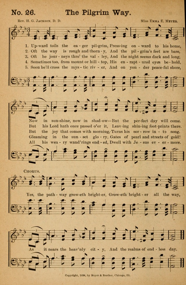 Honey Out of the Rock: a compilation of sacred songs and hymns for use in gospel meetings and other religious services page 33