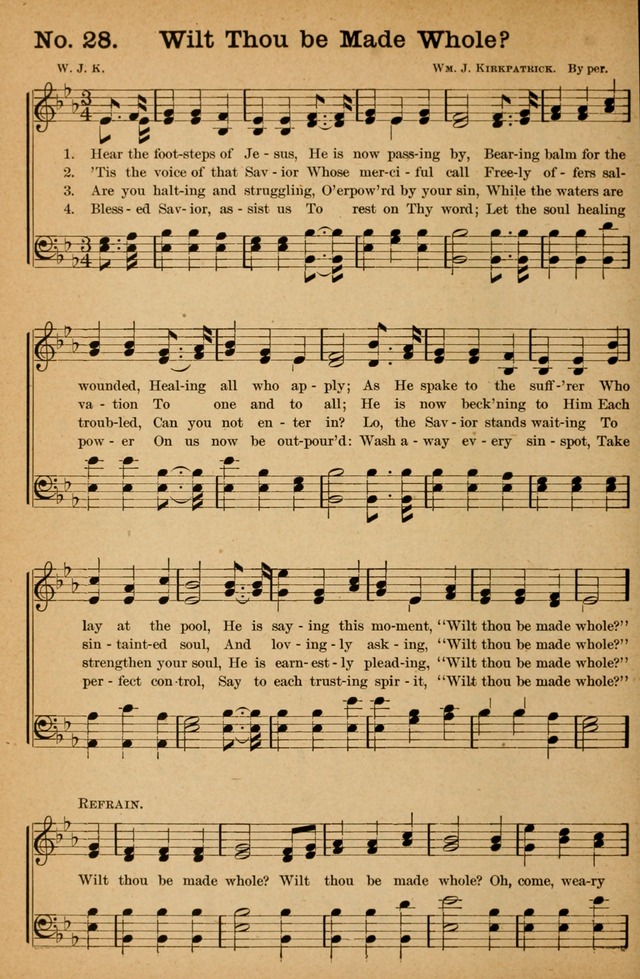 Honey Out of the Rock: a compilation of sacred songs and hymns for use in gospel meetings and other religious services page 35