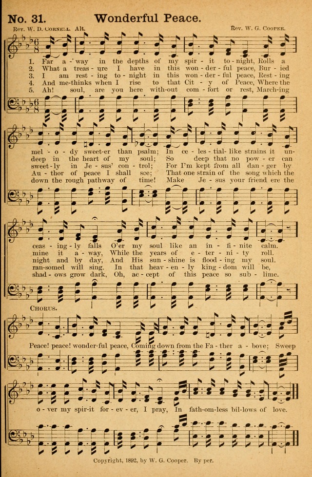 Honey Out of the Rock: a compilation of sacred songs and hymns for use in gospel meetings and other religious services page 38