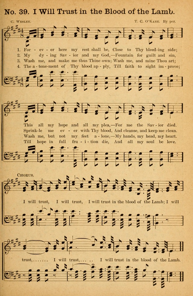 Honey Out of the Rock: a compilation of sacred songs and hymns for use in gospel meetings and other religious services page 46