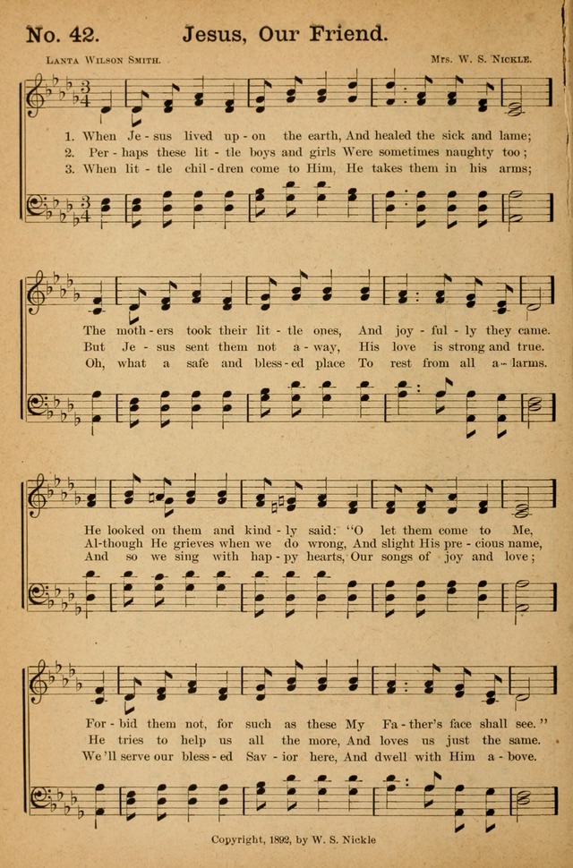 Honey Out of the Rock: a compilation of sacred songs and hymns for use in gospel meetings and other religious services page 49