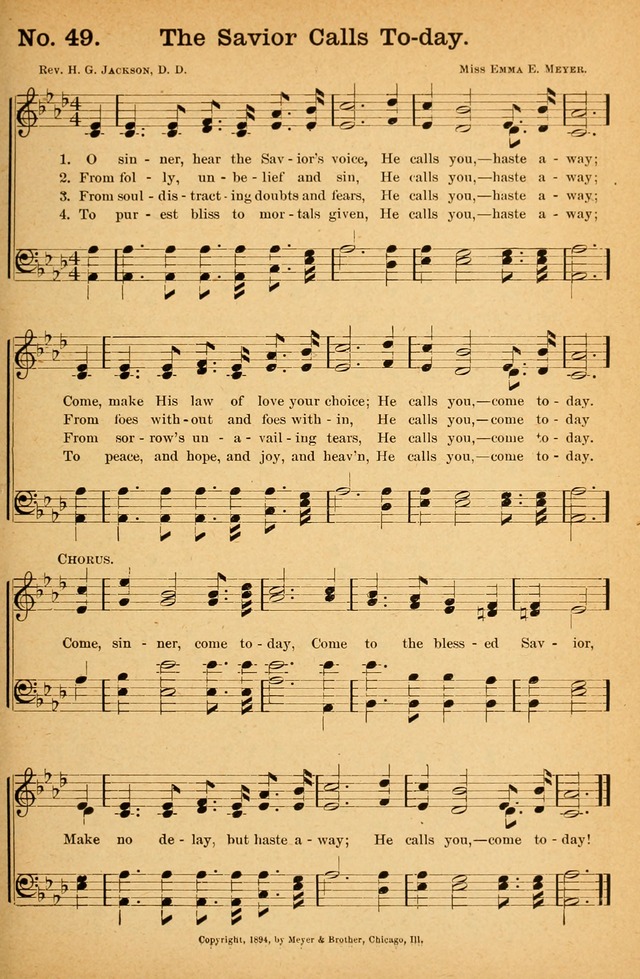 Honey Out of the Rock: a compilation of sacred songs and hymns for use in gospel meetings and other religious services page 56