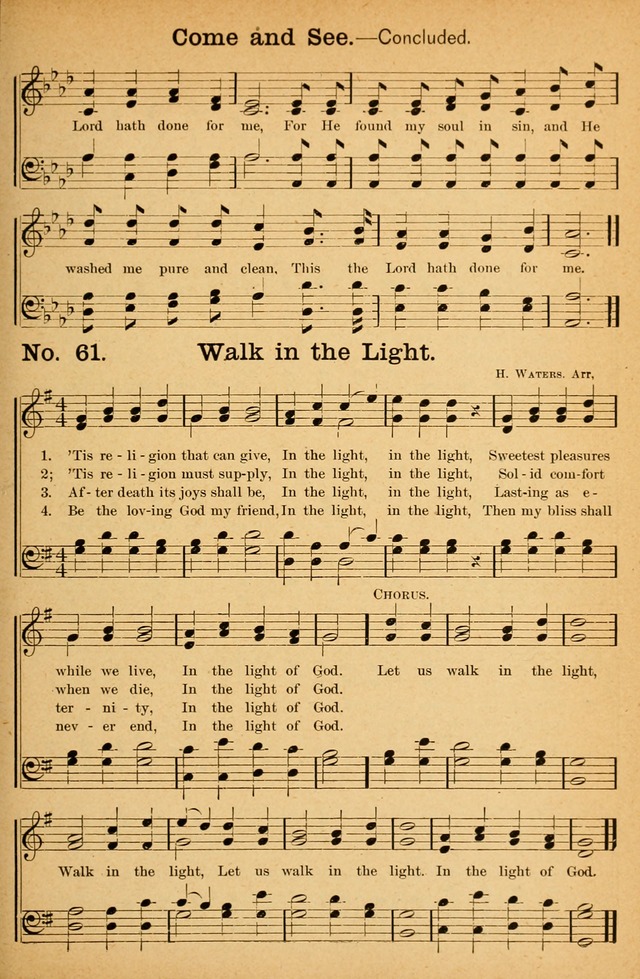 Honey Out of the Rock: a compilation of sacred songs and hymns for use in gospel meetings and other religious services page 68
