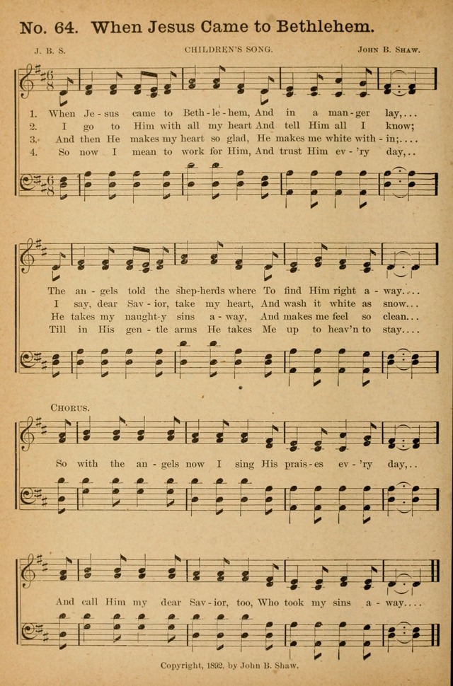 Honey Out of the Rock: a compilation of sacred songs and hymns for use in gospel meetings and other religious services page 71