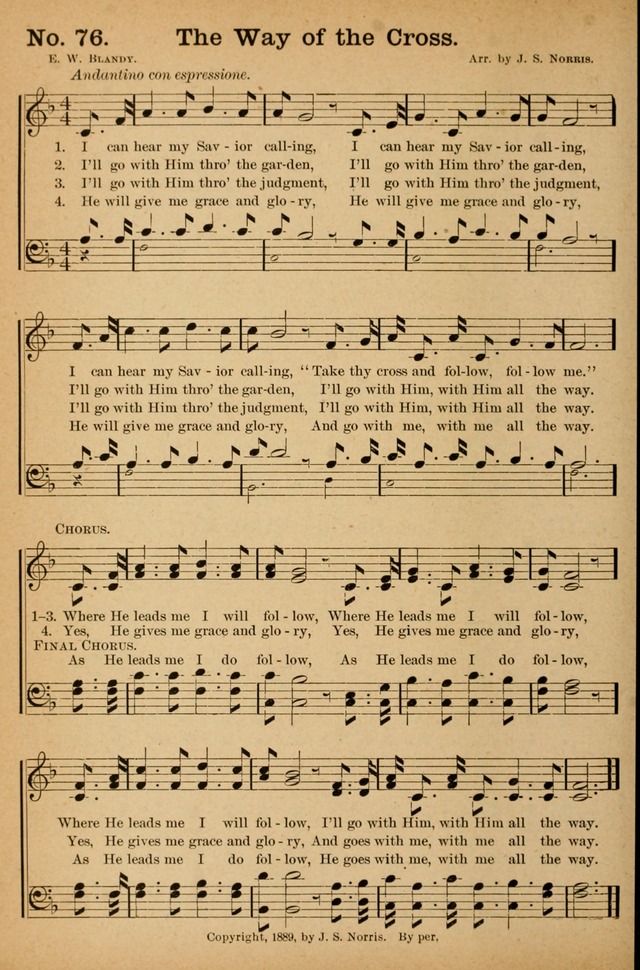 Honey Out of the Rock: a compilation of sacred songs and hymns for use in gospel meetings and other religious services page 83