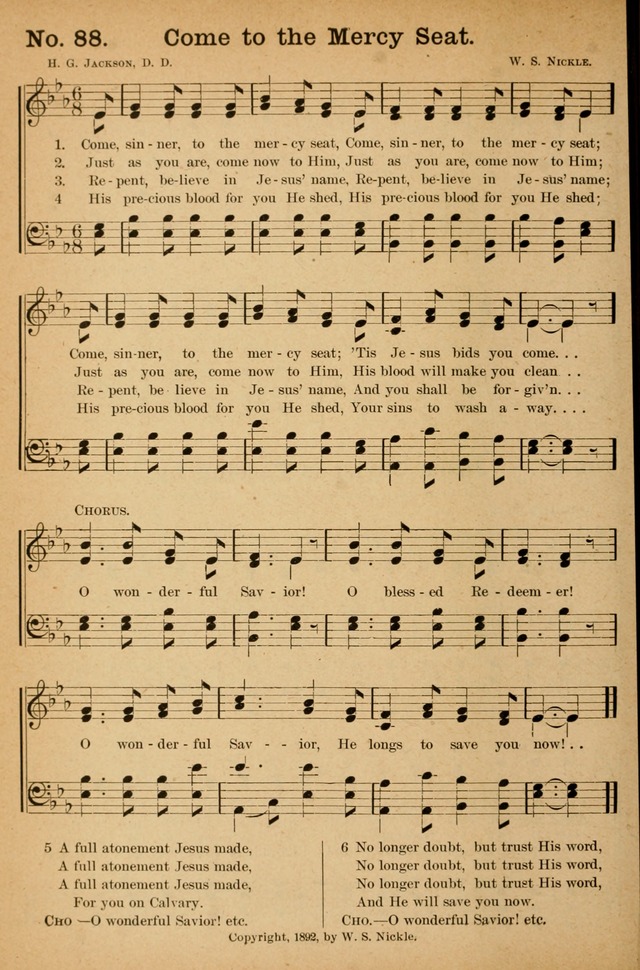 Honey Out of the Rock: a compilation of sacred songs and hymns for use in gospel meetings and other religious services page 95