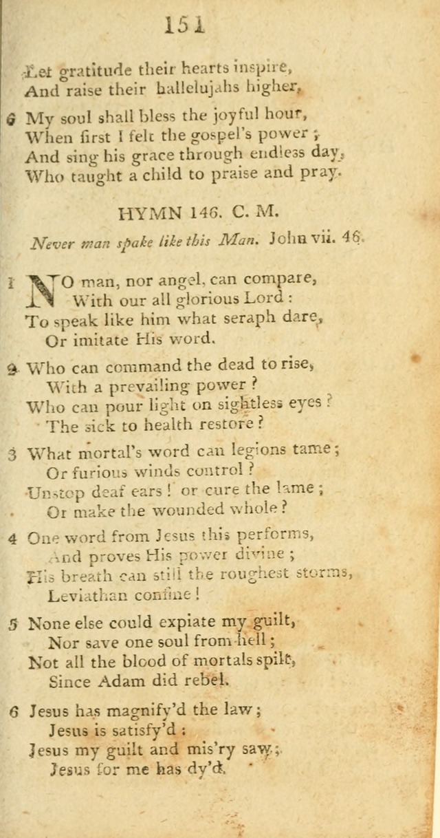 Hymns, Original and  Selected, for the Use of Christians. (5th ed. corr.) page 161