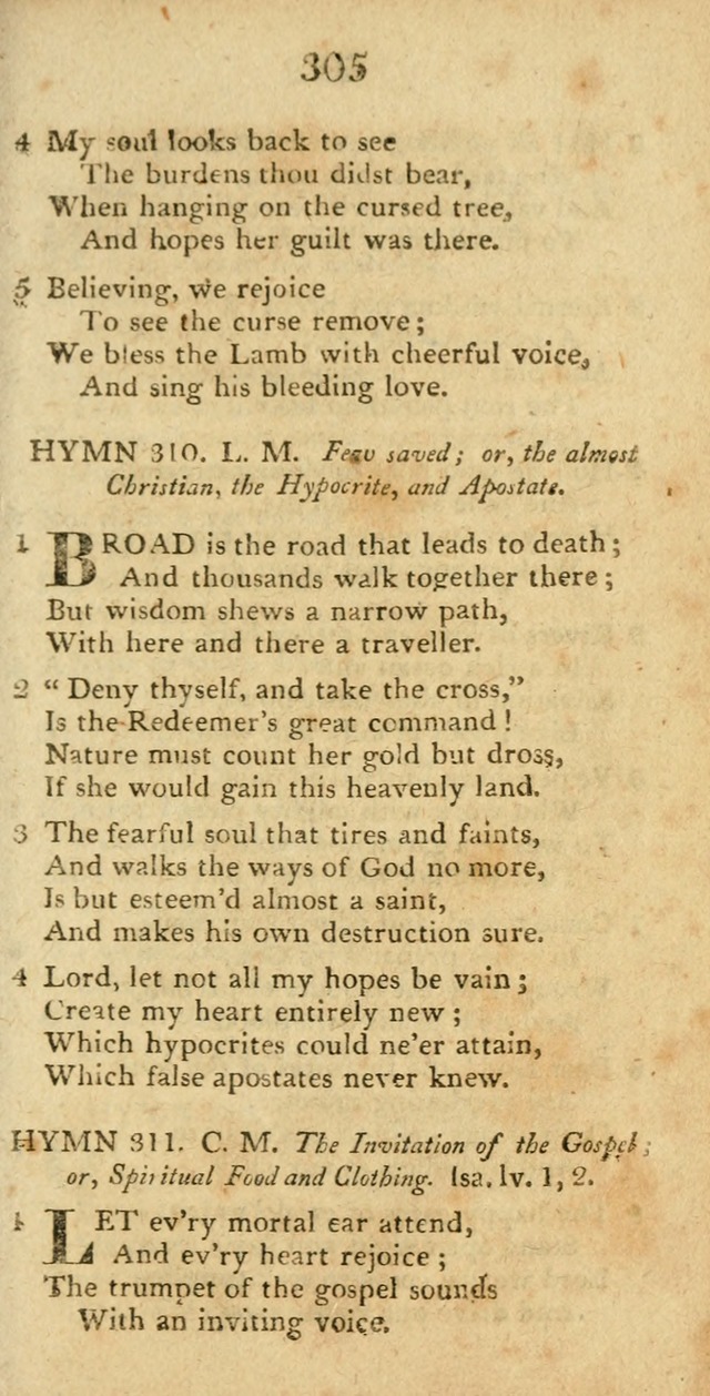 Hymns, Original and  Selected, for the Use of Christians. (5th ed. corr.) page 321