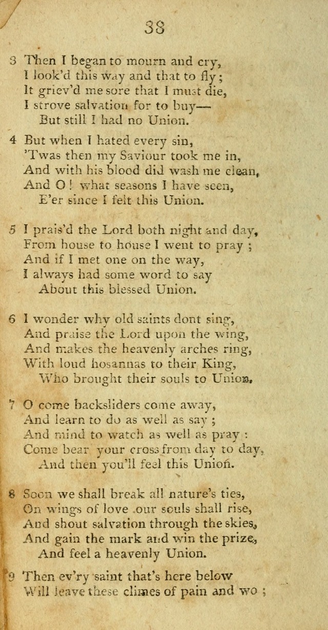 Hymns, Original and  Selected, for the Use of Christians. (5th ed. corr.) page 38