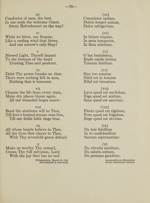 Hymns: original and translated page 69