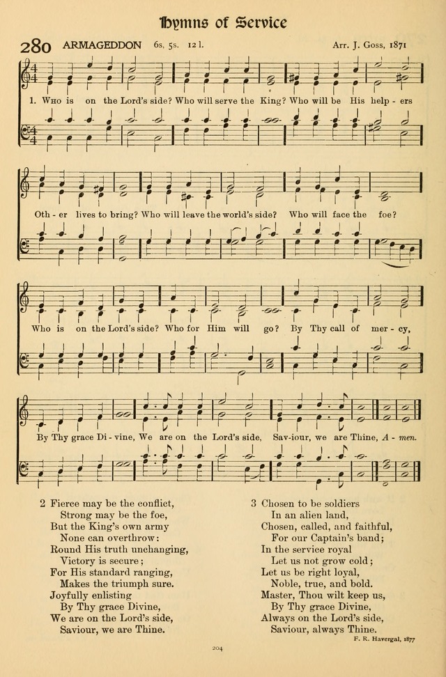 Hymns of Worship and Service (Chapel Ed., 4th ed.) page 208