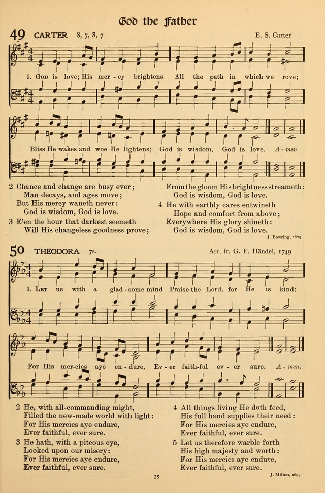 Hymns of Worship and Service (Chapel Ed., 4th ed.) page 37
