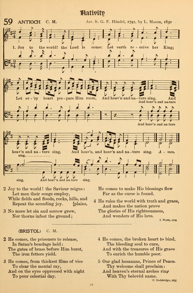 Hymns of Worship and Service (Chapel Ed., 4th ed.) page 45