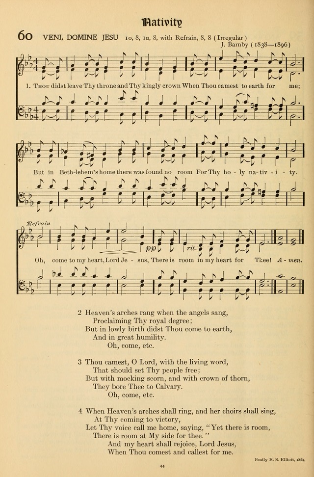 Hymns of Worship and Service (Chapel Ed., 4th ed.) page 46