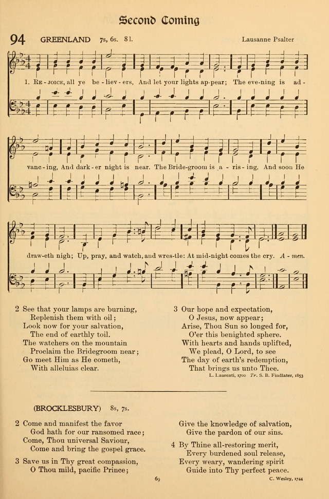 Hymns of Worship and Service (Chapel Ed., 4th ed.) page 71