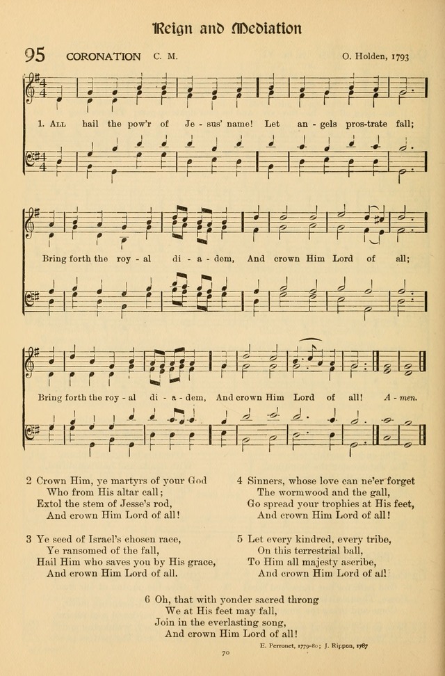 Hymns of Worship and Service (Chapel Ed., 4th ed.) page 72