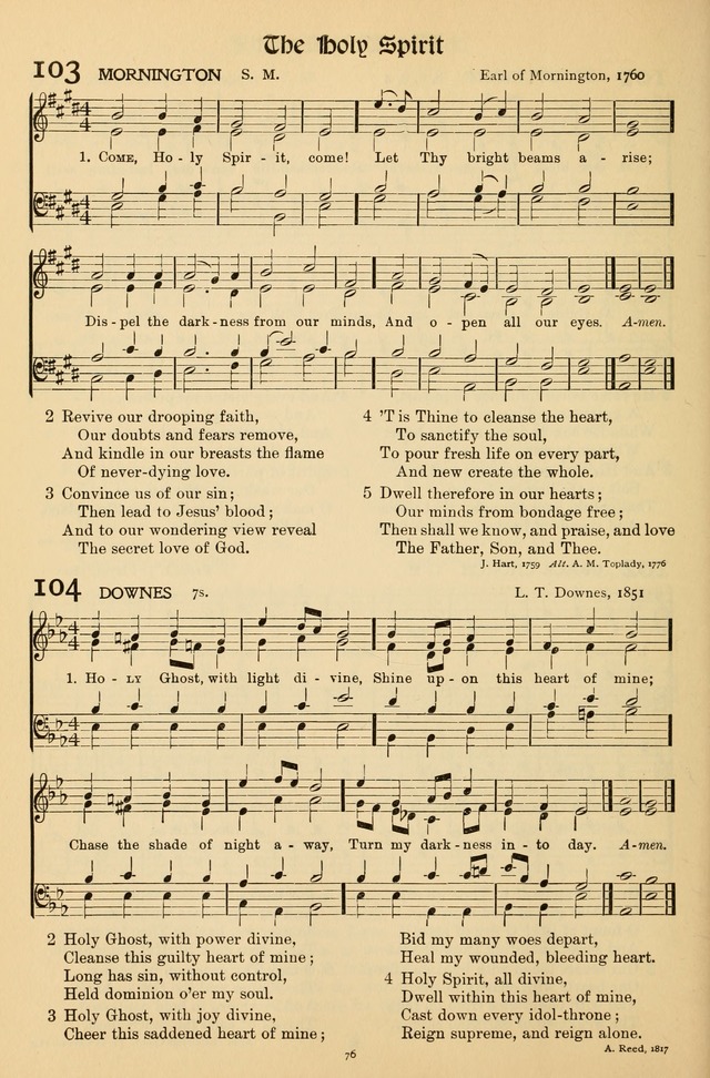 Hymns of Worship and Service (Chapel Ed., 4th ed.) page 78