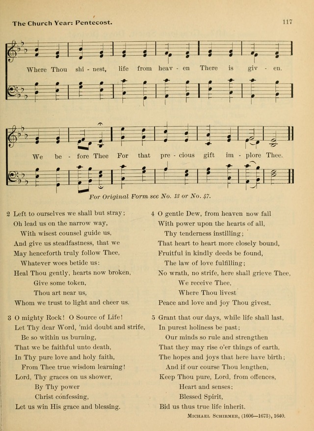 Hymnal and Order of Service: for churches and Sunday-schools page 117