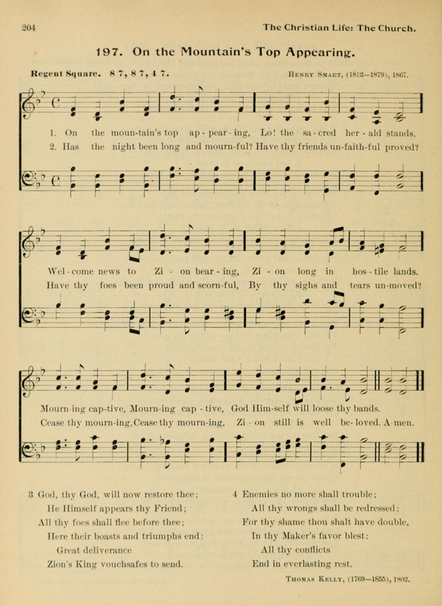 Hymnal and Order of Service: for churches and Sunday-schools page 204