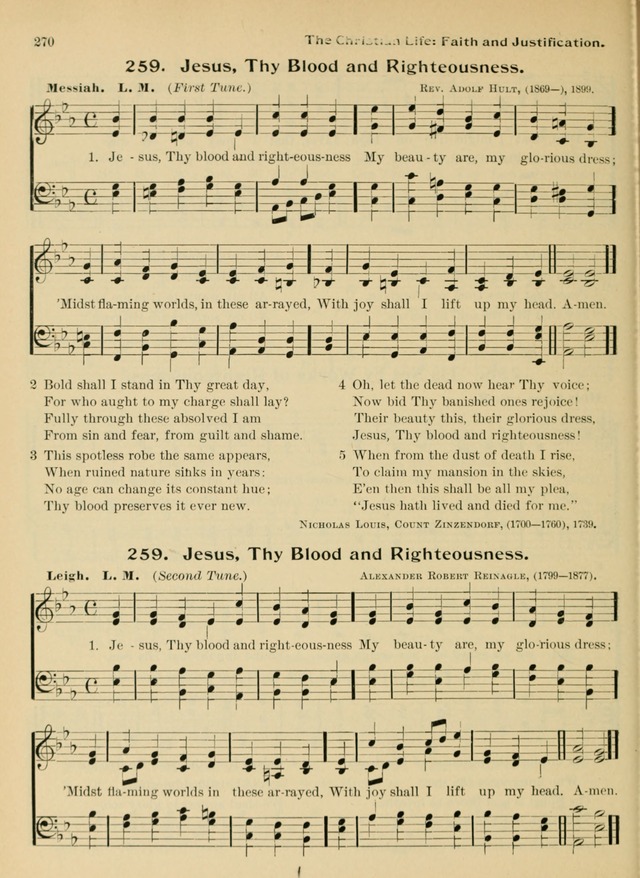 Hymnal and Order of Service: for churches and Sunday-schools page 270