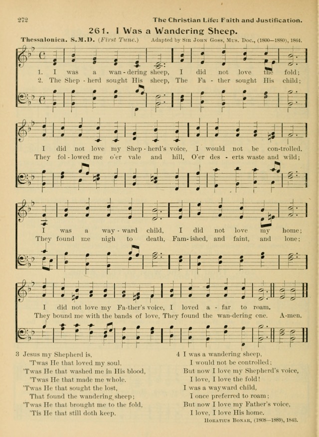 Hymnal and Order of Service: for churches and Sunday-schools page 272