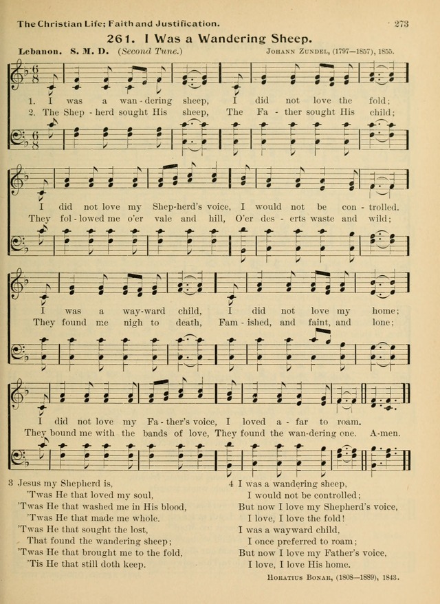 Hymnal and Order of Service: for churches and Sunday-schools page 273