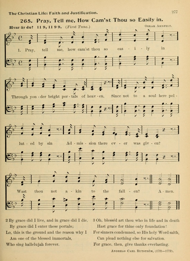 Hymnal and Order of Service: for churches and Sunday-schools page 277