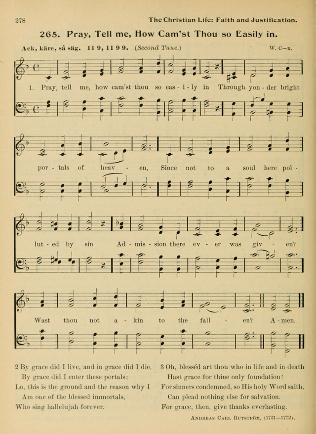 Hymnal and Order of Service: for churches and Sunday-schools page 278