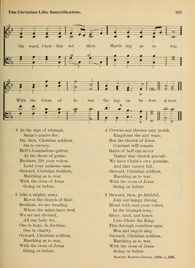Hymnal and Order of Service: for churches and Sunday-schools page 303