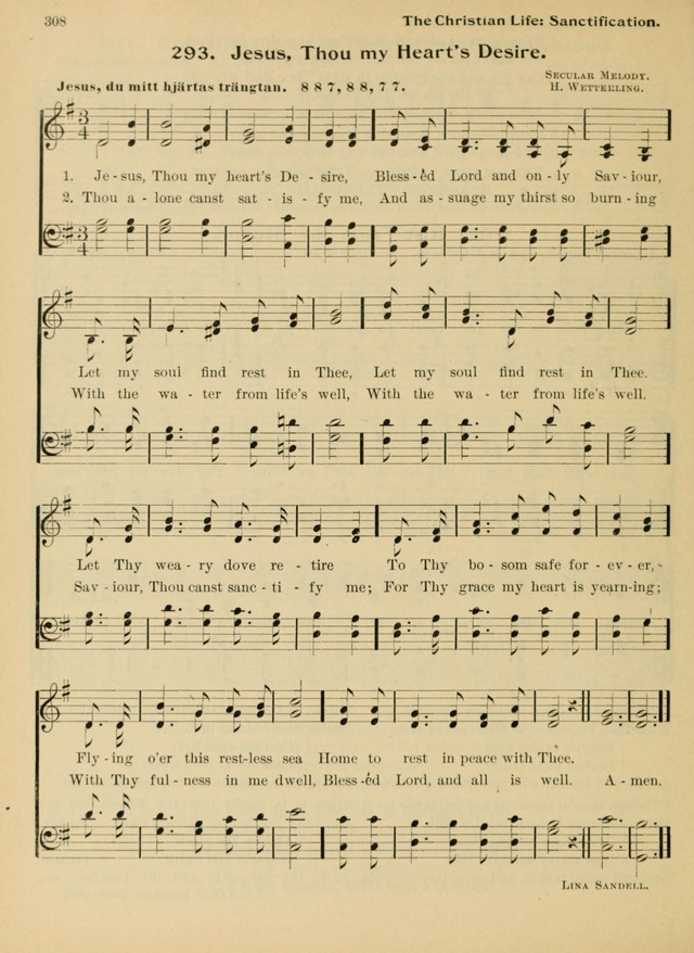 Hymnal and Order of Service: for churches and Sunday-schools page 308