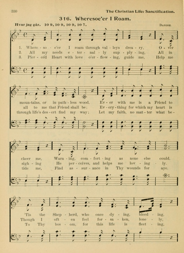 Hymnal and Order of Service: for churches and Sunday-schools page 330