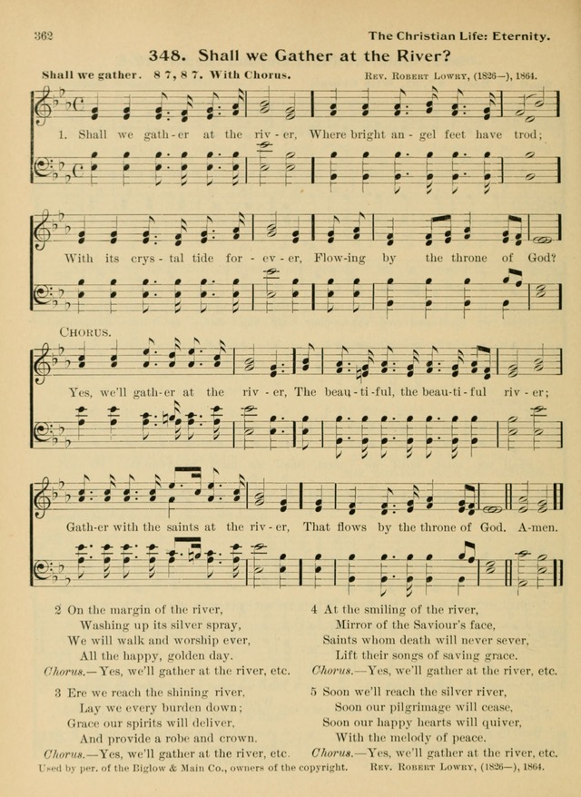 Hymnal and Order of Service: for churches and Sunday-schools page 362