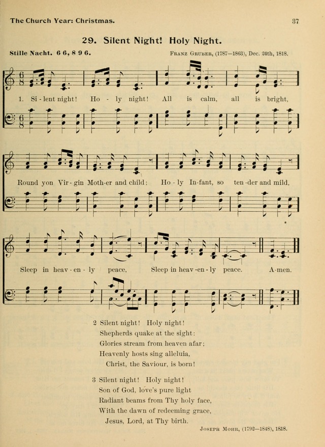 Hymnal and Order of Service: for churches and Sunday-schools page 37