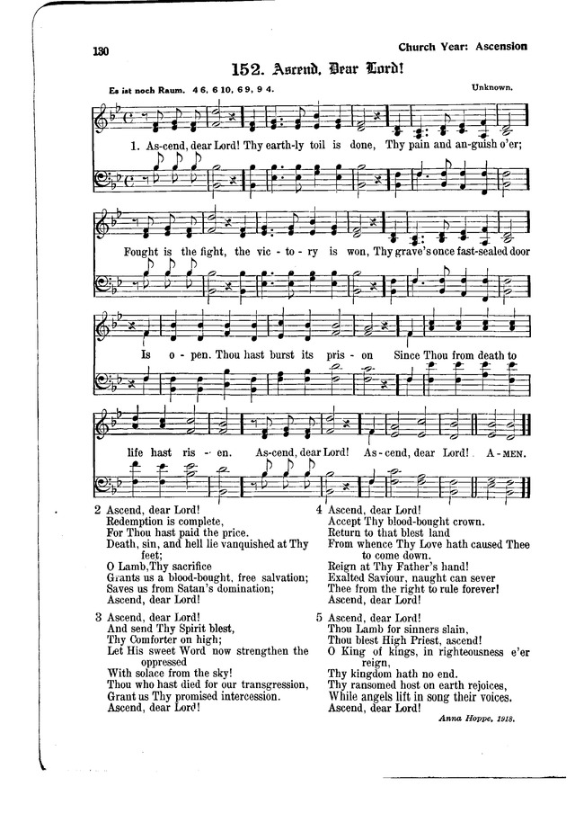 The Hymnal and Order of Service page 130