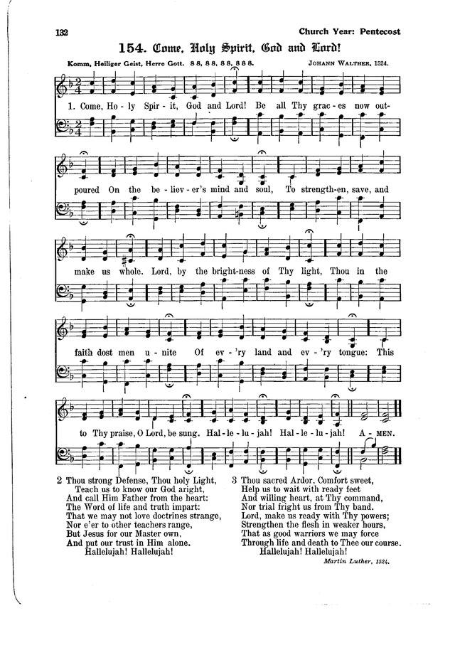 The Hymnal and Order of Service page 132