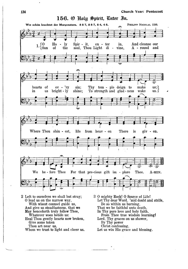 The Hymnal and Order of Service page 134
