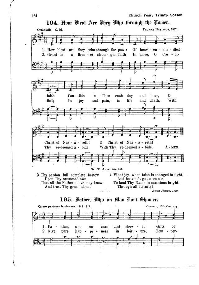 The Hymnal and Order of Service page 164
