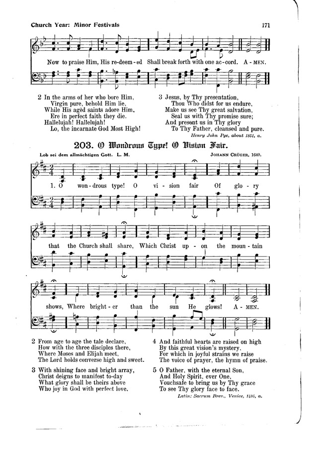 The Hymnal and Order of Service page 171