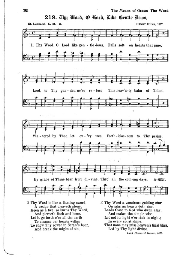The Hymnal and Order of Service page 184