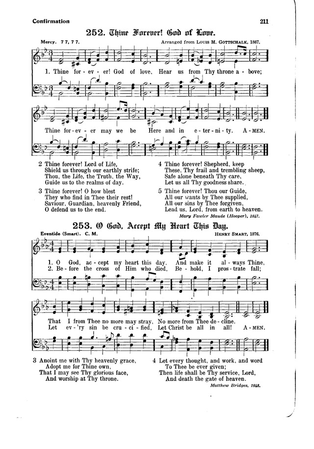 The Hymnal and Order of Service page 211