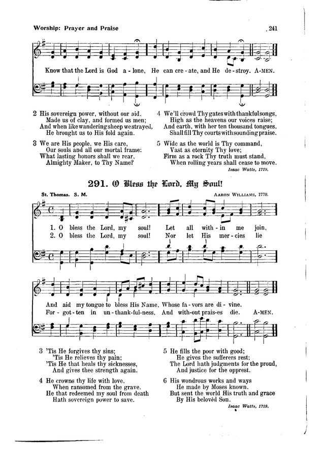 The Hymnal and Order of Service page 241