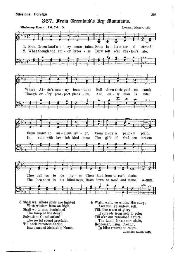 The Hymnal and Order of Service page 303
