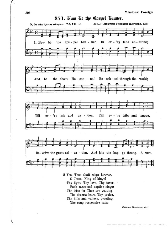 The Hymnal and Order of Service page 306
