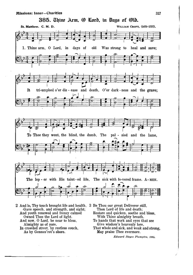 The Hymnal and Order of Service page 317